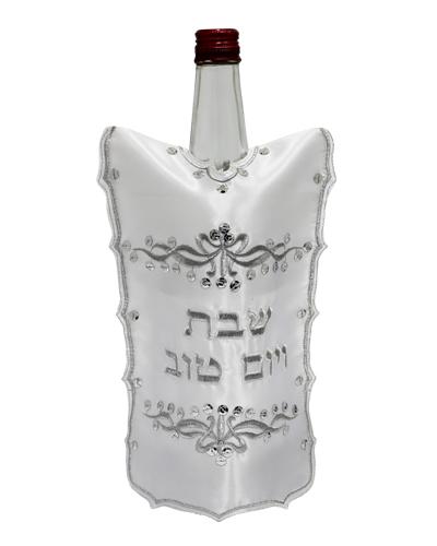Satin Cover For Wine Bottle "ornate" Design 26 Cm 3437 