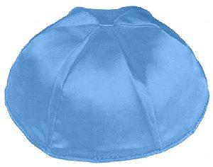 Satin Kippot with Optional Personalization - Wedgewood 