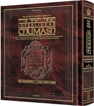Schottenstein interlinear 1 vol chumash compl Jewish Books 