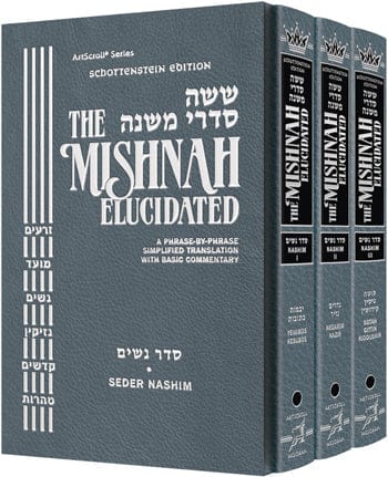 Schottenstein mishnah elucidated nashim set Jewish Books 