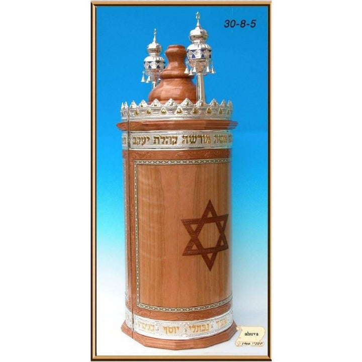 Sefardi Torah Cases In Wood 