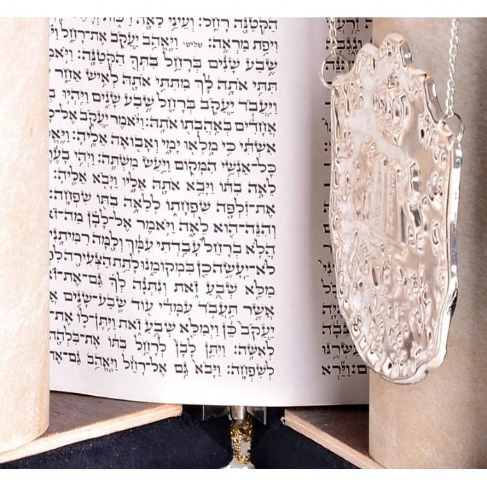 Sefardic Torah Scroll & Case 