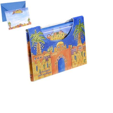 Set of 10 Notelets + Envelopes - Small - Jerusalem 