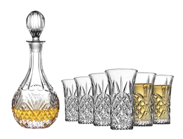 set of ashford decanter with 6 glasses Brilliant Gifts 