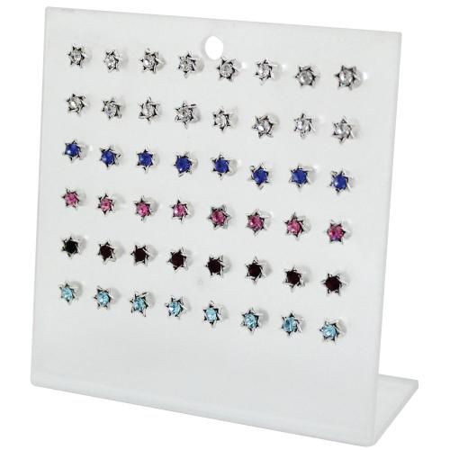 Set Of Earrings- Star Of David With Stone (24) 4628 