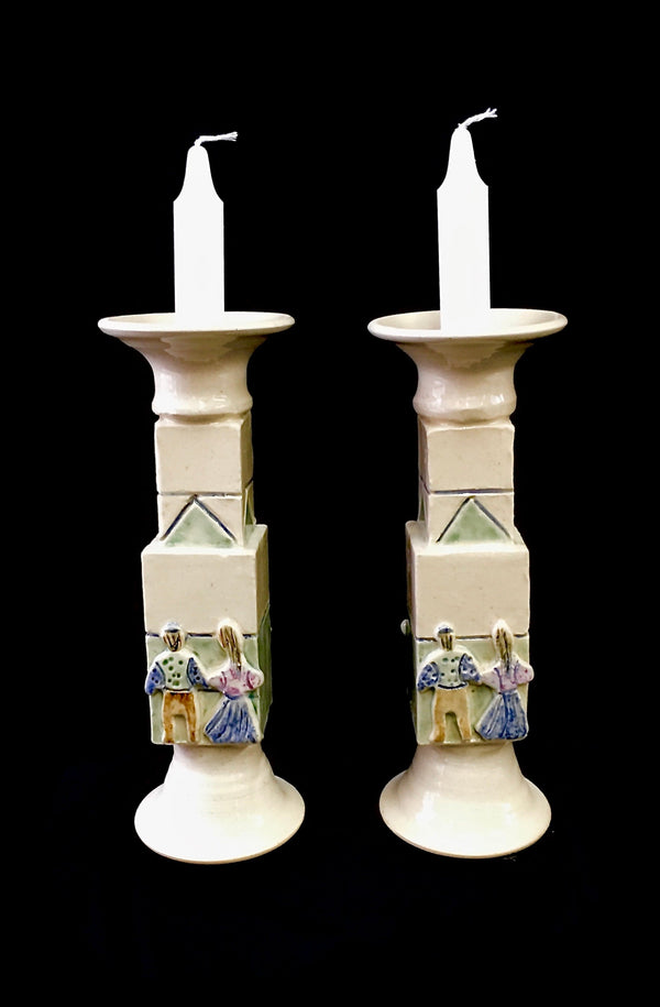 Shabbos Family Candlesticks Candle Sticks 