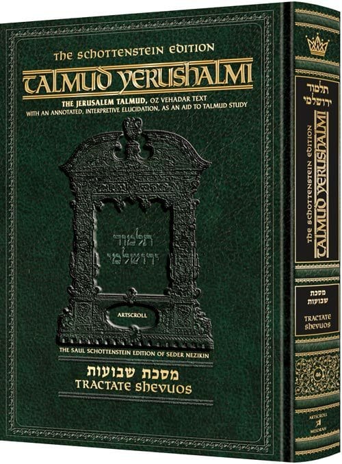 Shevuos [yerushalmi] schottenstein edition Jewish Books 