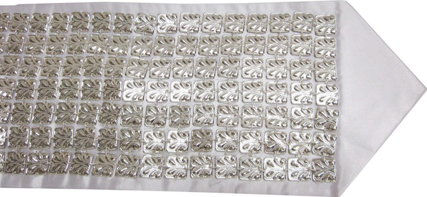Silver Filled Atarah Square Style 4 Rows 