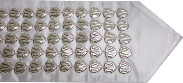 Silver Filled Atarah Triangle Style 3 Rows Nua 
