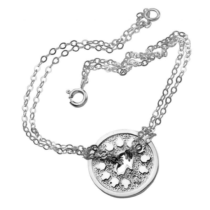 Silver Jewish Symbol Love Jewelry 