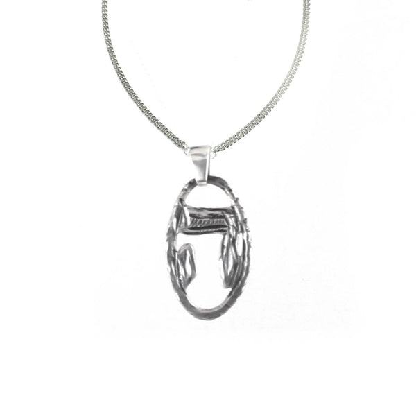 Silver Kabbalah Dogtags Necklace - Evil Eye Jewelry 