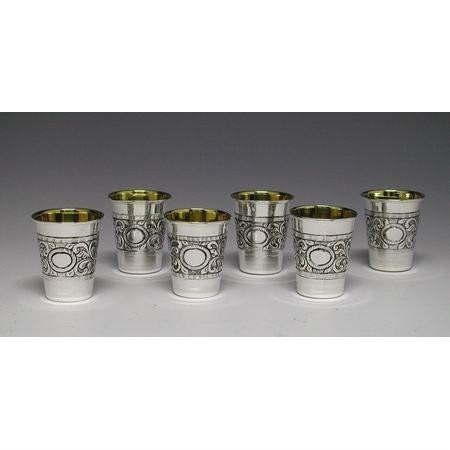 Silver Liquor Cup Set 