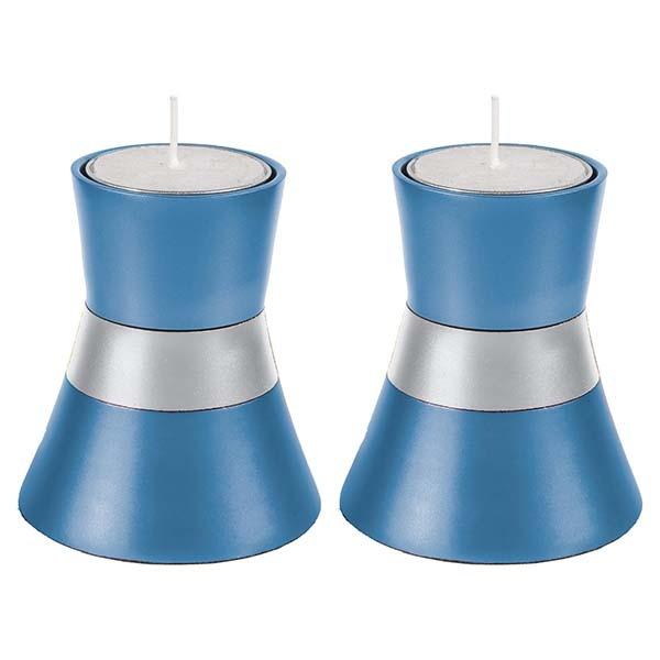 Small Candlesticks - Light blue 