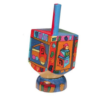 Small Dreidel + Stand - Kids 