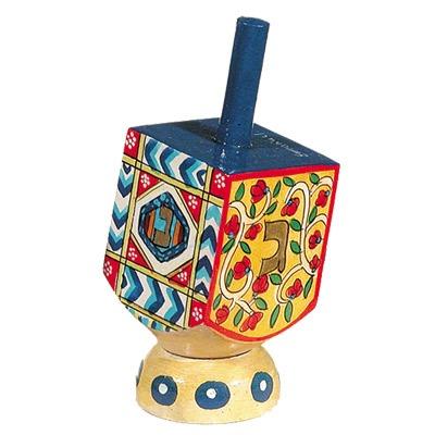 Small Dreidel + Stand - Oriental 