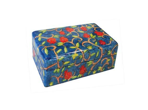 Small Jewelry Box - Pomegranates 