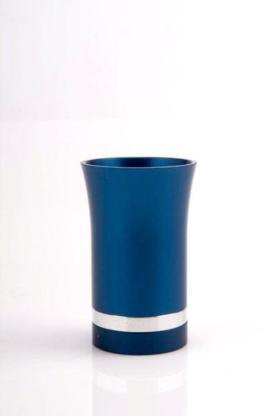 SMALL KIDDUSH CUP Kiddush Cup Blue - small-cup009 