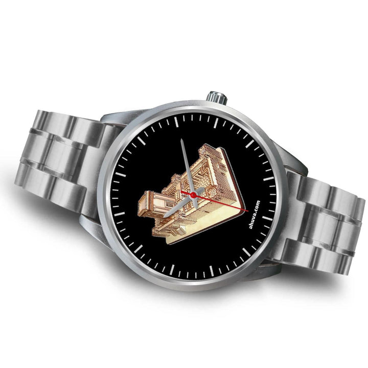 Solomon Temple Wristwatch - Silver Silver Watch 