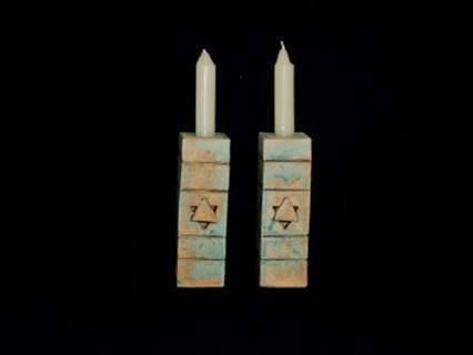 Square Candlesticks, Approximately 6" High Candlesticks 