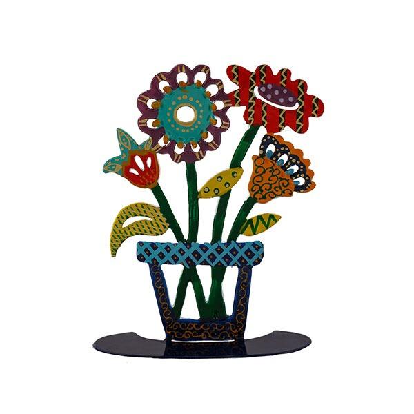 Stand - Small - Hand Painted - Flowers 