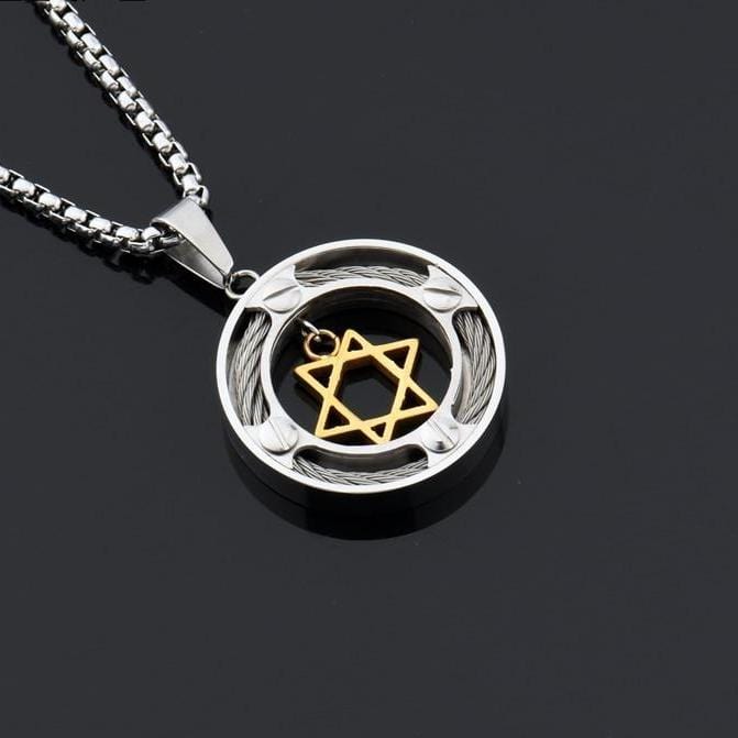 Star of David Charm Pendant Necklace jewelry 