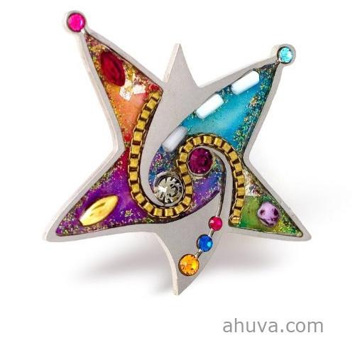 Star Of David Jewish Jewelry Pin 
