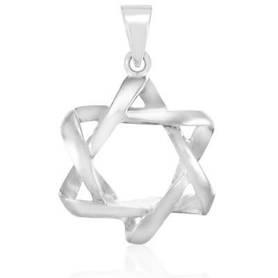 Star Of David Pendant 3D Braided Necklace Pendant None Thanks 