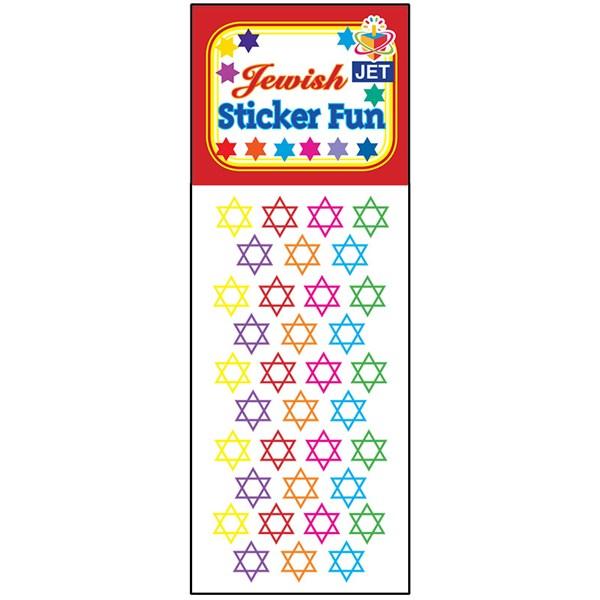 Star of David Stickers-prismatic 