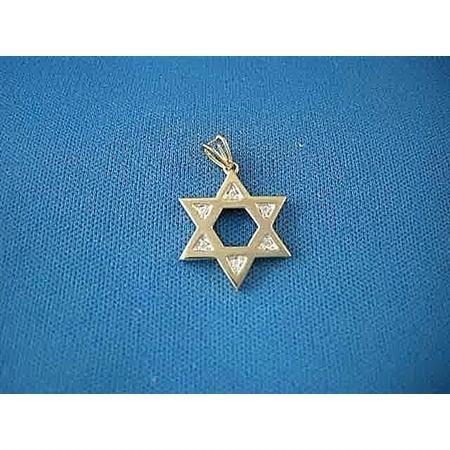 Star Of David With Open Center Diamond Pendant None Thanks 