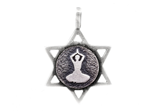 Star Of David With Thanksgiving Meditation Medallion 