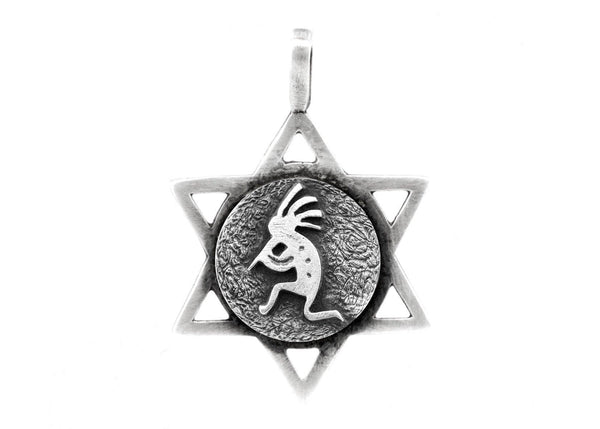 Star Of David With The Kokopelli Medallion 