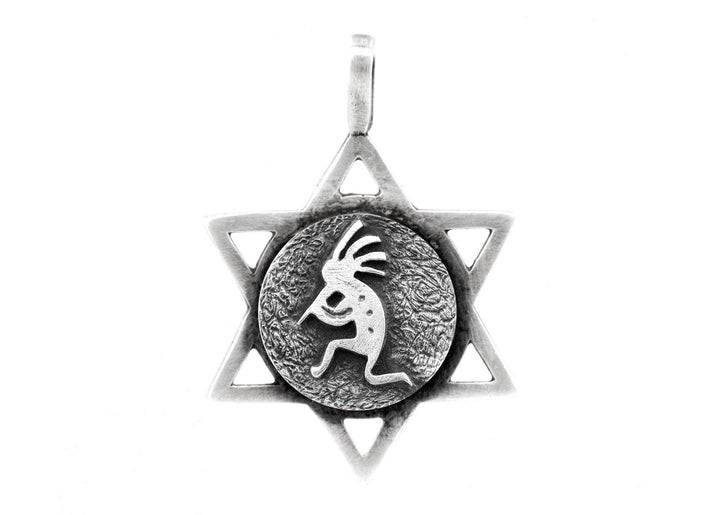 Star Of David With The Kokopelli Medallion 