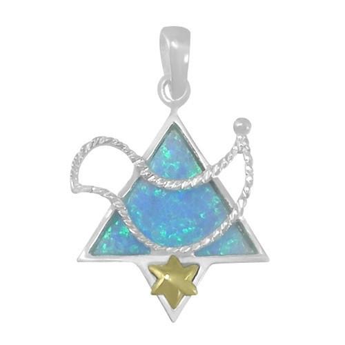 Star Opal Peace Necklace 18 inches Chain (45 cm) 