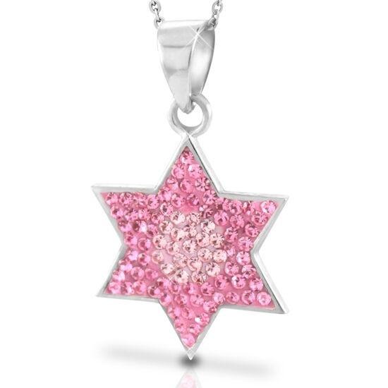 Star Pendant Jewelry - Pink Ferido Stones 18 inches Chain (45 cm) None Thanks 