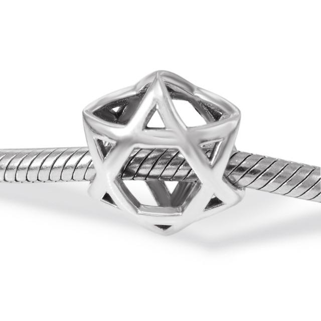 Sterling Silver 972 Jewish Israel Religious Charms to fit Pandora bracelet jewelry P6452 