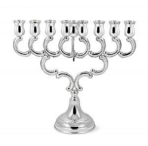 Sterling Silver Chanukah Menorah - Candle or Oil 