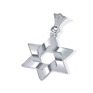 Sterling Silver Star of David Pendant 