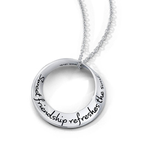 Sweet Friendship Refreshes the Soul Necklace 