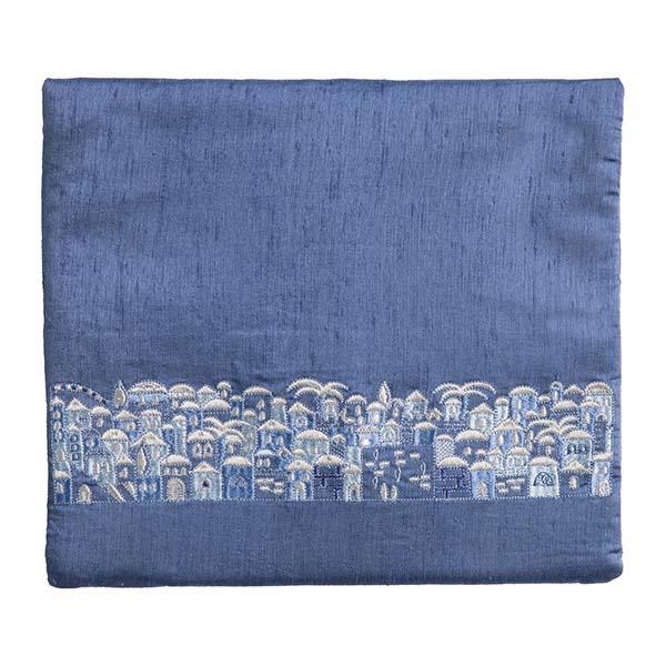 Tallit Bag - Matches Traditional Tallit - Blue + Gray 