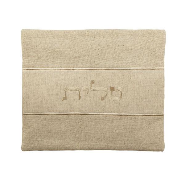 Tallit Bag - Thick Materials - Natural Linen 