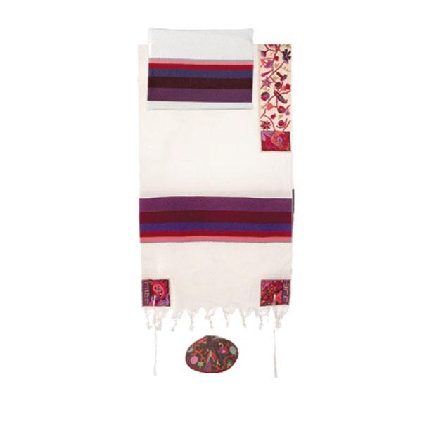 Tallit - Hand Embroidered - 61" - Matriarchs - 