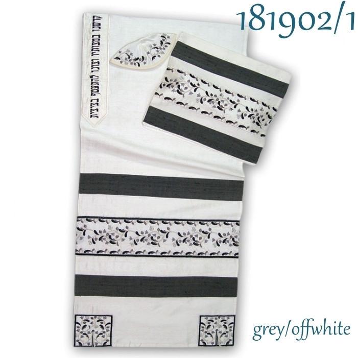 Tallit Set - The Myrtle Branch In Colors Off White 