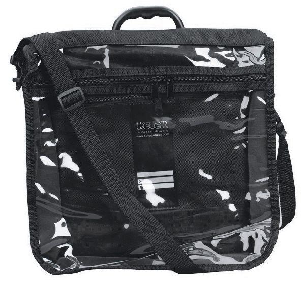 Tefillin Tote. Rain Proof - Clear Front. 