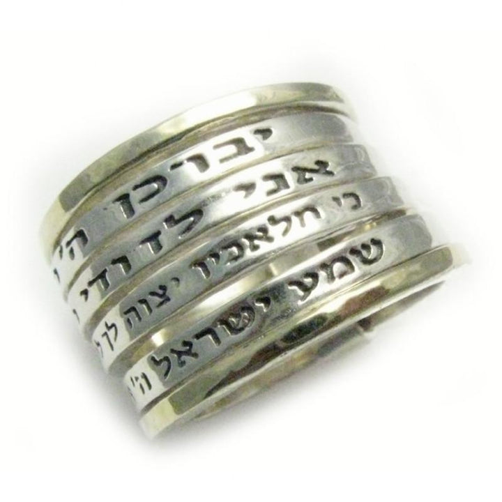 The 4 Banded Blessing Ring - Quad Spin Ring 