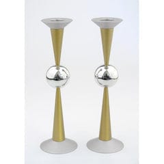 THE BALL CANDLE HOLDERS - LARGE By Agayof Candle holders Gold - CD-046 