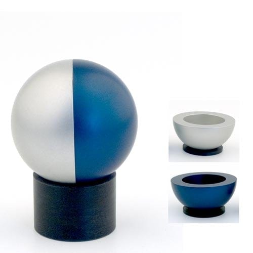 THE BALL SERIES - TRAVELING Candle holders Blue - CD-022 