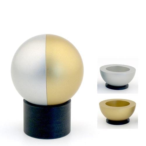 THE BALL SERIES - TRAVELING Candle holders Gold - CD-025 