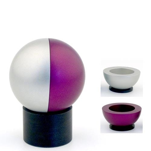 THE BALL SERIES - TRAVELING Candle holders Purple - CD-023 