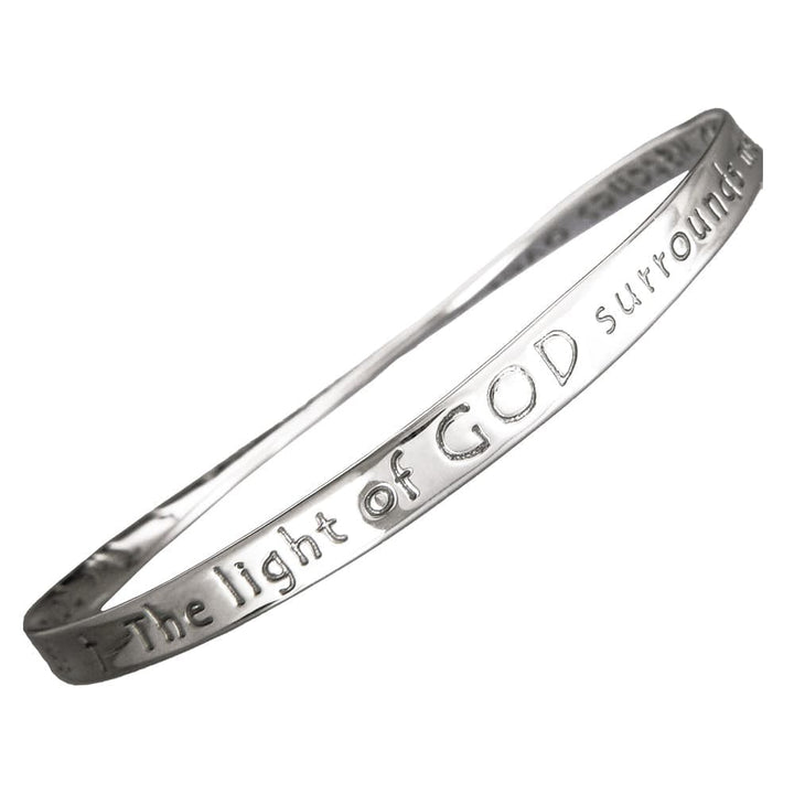 The light of God surrounds me - James Dillet Freeman Bracelet 