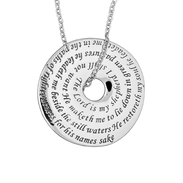 The Lord is my Shepherd - Psalm 23:1-3 Necklace 